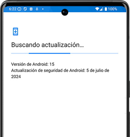 Buscando actualización Android